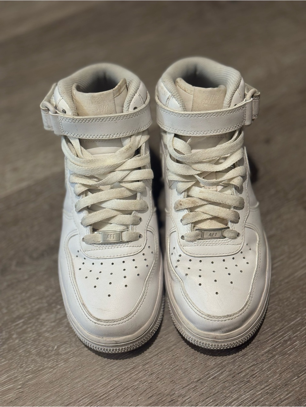 Nike White Low-Top Textile Sneakers